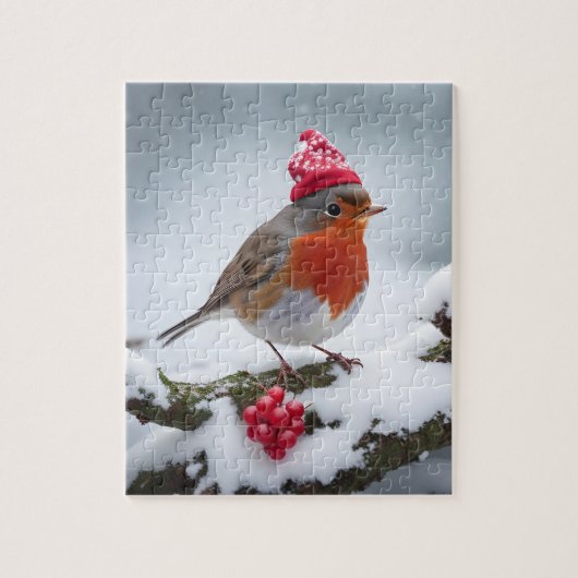 A Christmas Robin Puzzle (Vertikal)