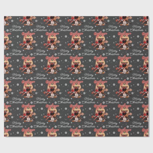 A Christmas Story Chalkboard Snowflake Geschenkpapier (Flach)