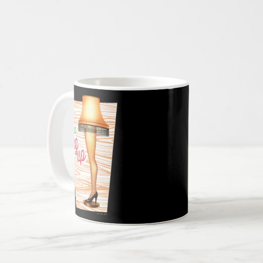 A Christmas Story Lamp Get A Leg Up  Kaffeetasse (Vorderseite Links)