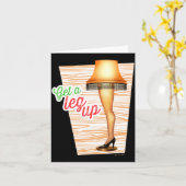 A Christmas Story Lamp Get A Leg Up  Karte (Gelbe Blume)