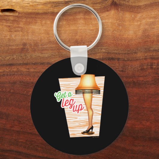 A Christmas Story Lamp Get A Leg Up Schlüsselanhänger (Vorderseite)