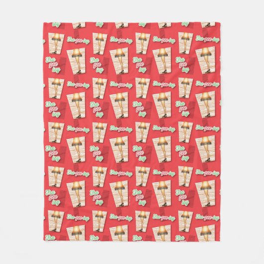 A Christmas Story | Leg Lamp Pattern Fleecedecke (Vorderseite)