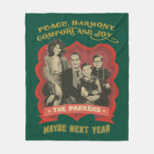 A Christmas Story | Peace, Harmony, Comfort & Joy Fleecedecke (Vorderseite)