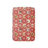 A Christmas Story Retro Snowflake Pattern Badematte (Vorderseite Vertikal)