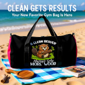 A Clean Beaver Gets More Wood Duffle Bag