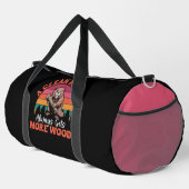 A Clean Beaver Retro Sunset Duffle Bag (Rechte Ecke)