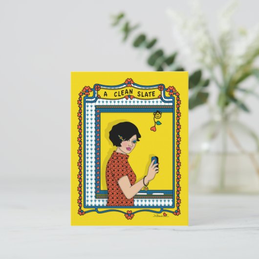 A Clean Slate_B_ Postkarte (Stehend Vorderseite)