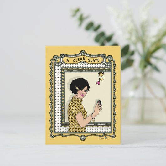 A Clean Slate_C_ Postcard Postkarte (Stehend Vorderseite)