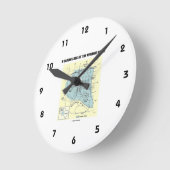 A Closer Look At The Permian Basin (Map) Runde Wanduhr (Winkel)