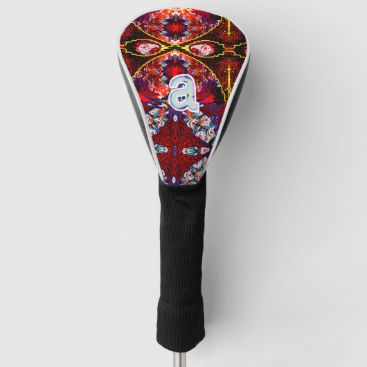 "a" Clown hier einfügen Golf Headcover (Vorderseite)