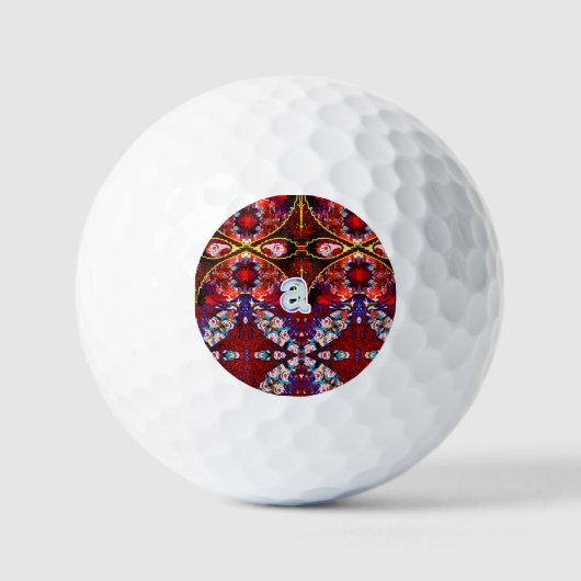 "a" Clown hier einfügen Golfball (Vorderseite)