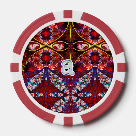 "a" Clown hier einfügen Pokerchips (Vorderseite)