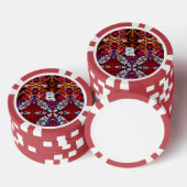 "a" Clown hier einfügen Pokerchips (Stapel)