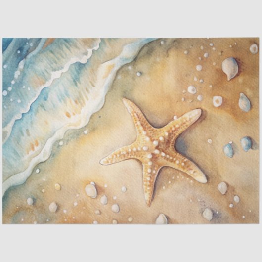 A Coastal Series Design 1 Seidenpapier (Vorderseite)