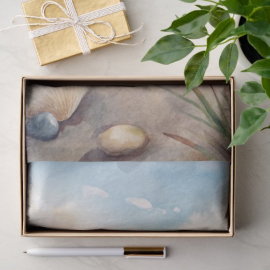 A Coastal Series Design 24 Seidenpapier (Geschenk)