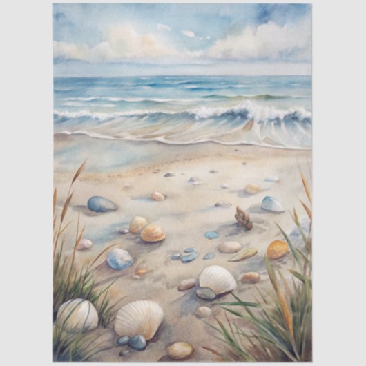 A Coastal Series Design 24 Seidenpapier (Vorderseite)