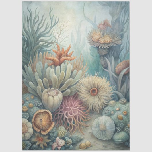 A Coastal Series Design 43 Seidenpapier (Vorderseite)