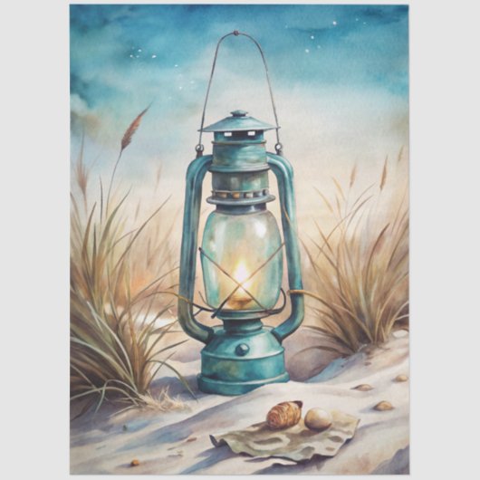 A Coastal Series Design 4 Seidenpapier (Vorderseite)