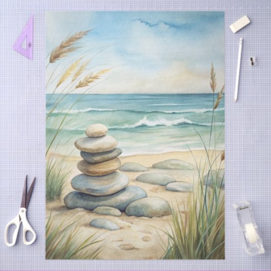 A Coastal Series Design 58 Seidenpapier (Basteln)