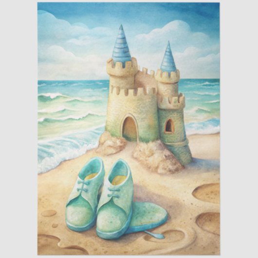 A Coastal Series Design 5 Seidenpapier (Vorderseite)