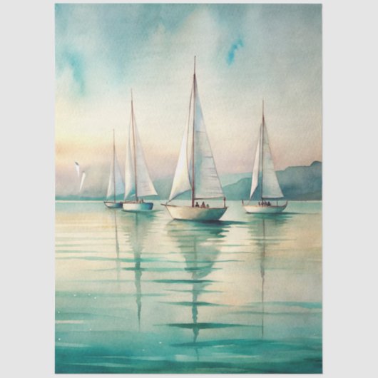 A Coastal Series Design 74 Seidenpapier (Vorderseite)