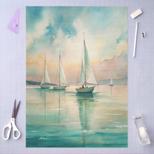 A Coastal Series Design 81 Seidenpapier (Basteln)