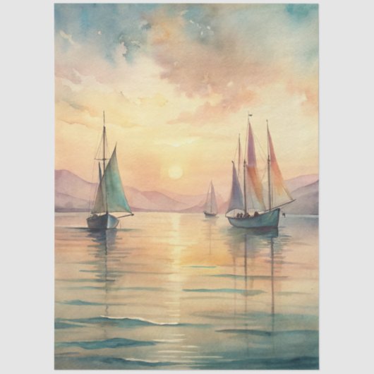 A Coastal Series Design 87 Seidenpapier (Vorderseite)