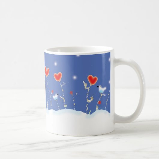 "A COLD WINTER NIGHT'S MIRACLE" Kaffeemaschine Tas Kaffeetasse (Rechts)