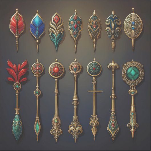 A Collection of Ancient Darts Aufkleber (Vorderseite)