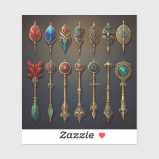 A Collection of Ancient Darts Aufkleber