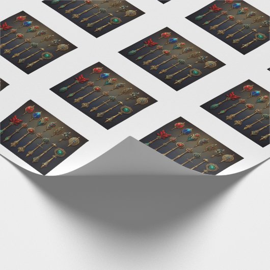 A Collection of Ancient Darts Geschenkpapier (Ecke)