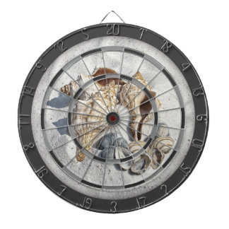 A Collection of Seashells on Sand Dartscheibe