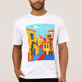 A colorful and pleasant street T-Shirt