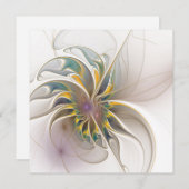 A colorful fractal ornament. Abstract Flower art (Vorne/Hinten)