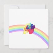 A Colorful Wonderful Surprise Party Einladung (Rückseite)