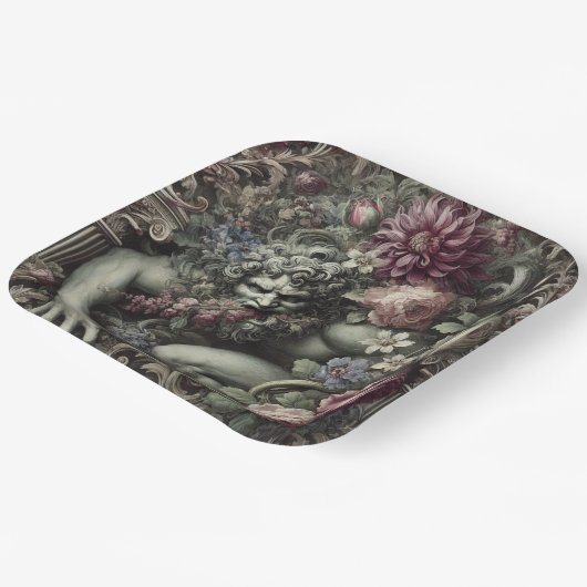 🎭 A Colossal Comedy – Gothic Victorian Pappteller (Gewinkelt)