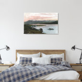 A Columbia River Riverboat Scene Leinwanddruck (Insitu (Schlafzimmer))
