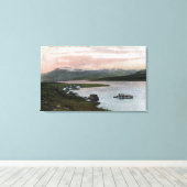 A Columbia River Riverboat Scene Leinwanddruck (Insitu (Holzboden))