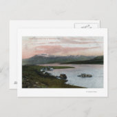 A Columbia River Riverboat Scene Postkarte (Vorne/Hinten)