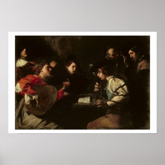 A Concert, c.1610-20 (Öl auf Leinwand) Poster (Vorne)