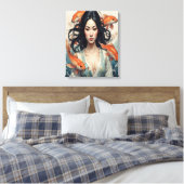 A Conversation Between Two Corners Leinwanddruck (Insitu (Schlafzimmer))