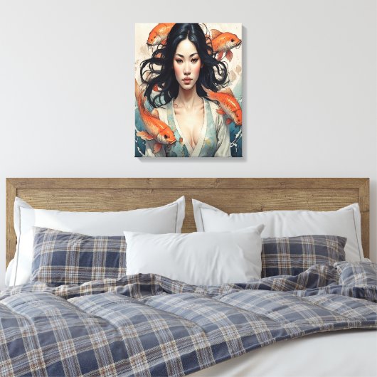 A Conversation Between Two Corners Leinwanddruck (Insitu (Schlafzimmer))