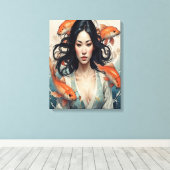 A Conversation Between Two Corners Leinwanddruck (Insitu (Holzboden))