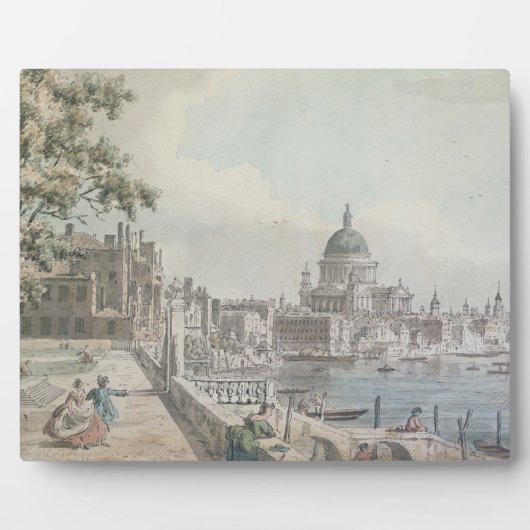 A copy of part of a drawing by Canaletto, of St. P Fotoplatte (Vorderseite)