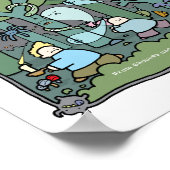 A Cornish Litany A4 Print - Spuk Holz Poster (Ecke)