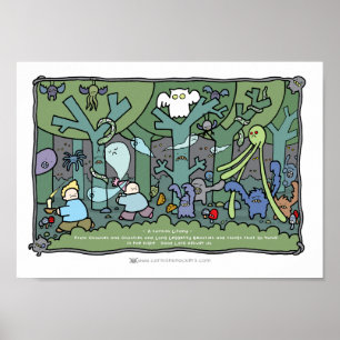 A Cornish Litany A4 Print - Spuk Holz Poster