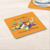 A Cornucopia of Blessings Rechteckiger Pappuntersetzer (angewinkelt)