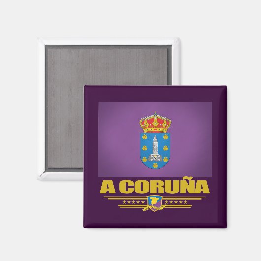 A Coruna Magnet (Vorderseite/Rückseite)