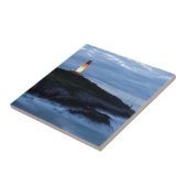 A Coruna Spanien Torre de Hercules, Leuchtturm auf Fliese (Seite)