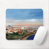 A Coruña (Vista aérea)/A Coruña (Luftbild) Mousepad (Mit Mouse)